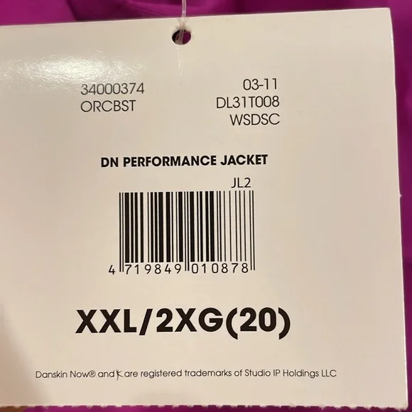 DANSKIN NOW. magenta Jacket! - Picture 5 of 7